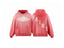 Saint Michael Winged Angel Washed Pink Pullover Hoodie