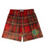 Eric Emanuel Basic Shorts Red/Brown Plaid