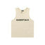 FOG short sleeved FEAR OF GOD double line ESSENTIALS chest letter sleeveless vest base shirt men's T-shirt (2)
