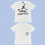 ADWYSD White Surfer Character Print Tee