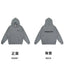 Fog autumn/winter hoodie, sweatpants, long pants with fleece hoodie, versatile letter essentials, loose and trendy ins top (40)