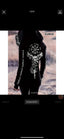 Tree of Life Black Hooded Cardigan