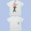 ADWYSD White Walking Figure Graphic Tee