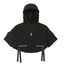 Black Short-Sleeve Cropped Techwear Hoodie