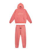 Fear of God Essentials Double Line Hoodie & Sweatpants Set Coral