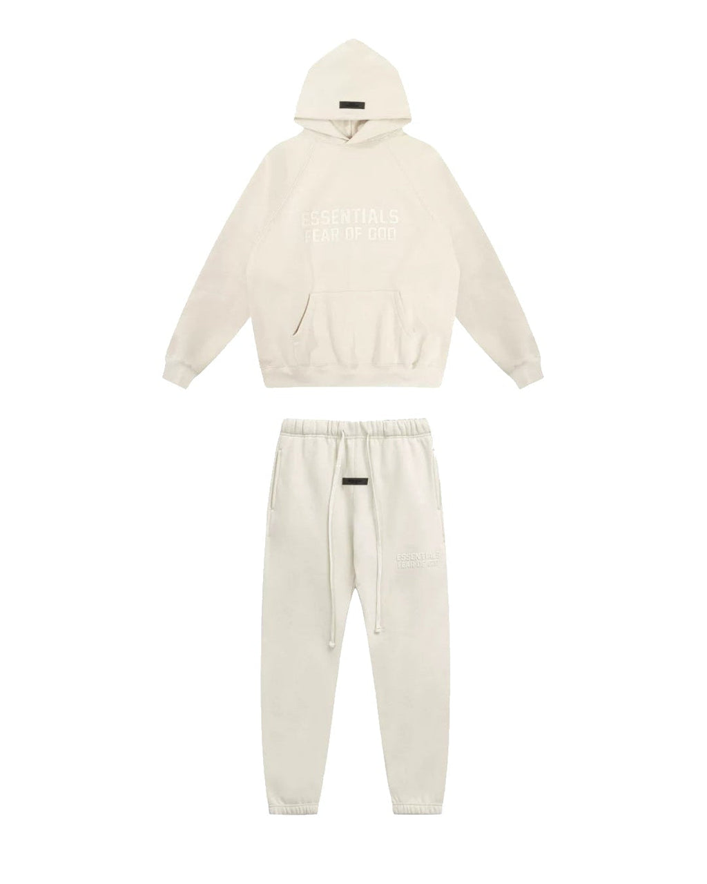 Fear of God Essentials Double Line Hoodie & Sweatpants Set Ivory