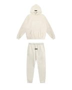 Fear of God Essentials Double Line Hoodie & Sweatpants Set Ivory
