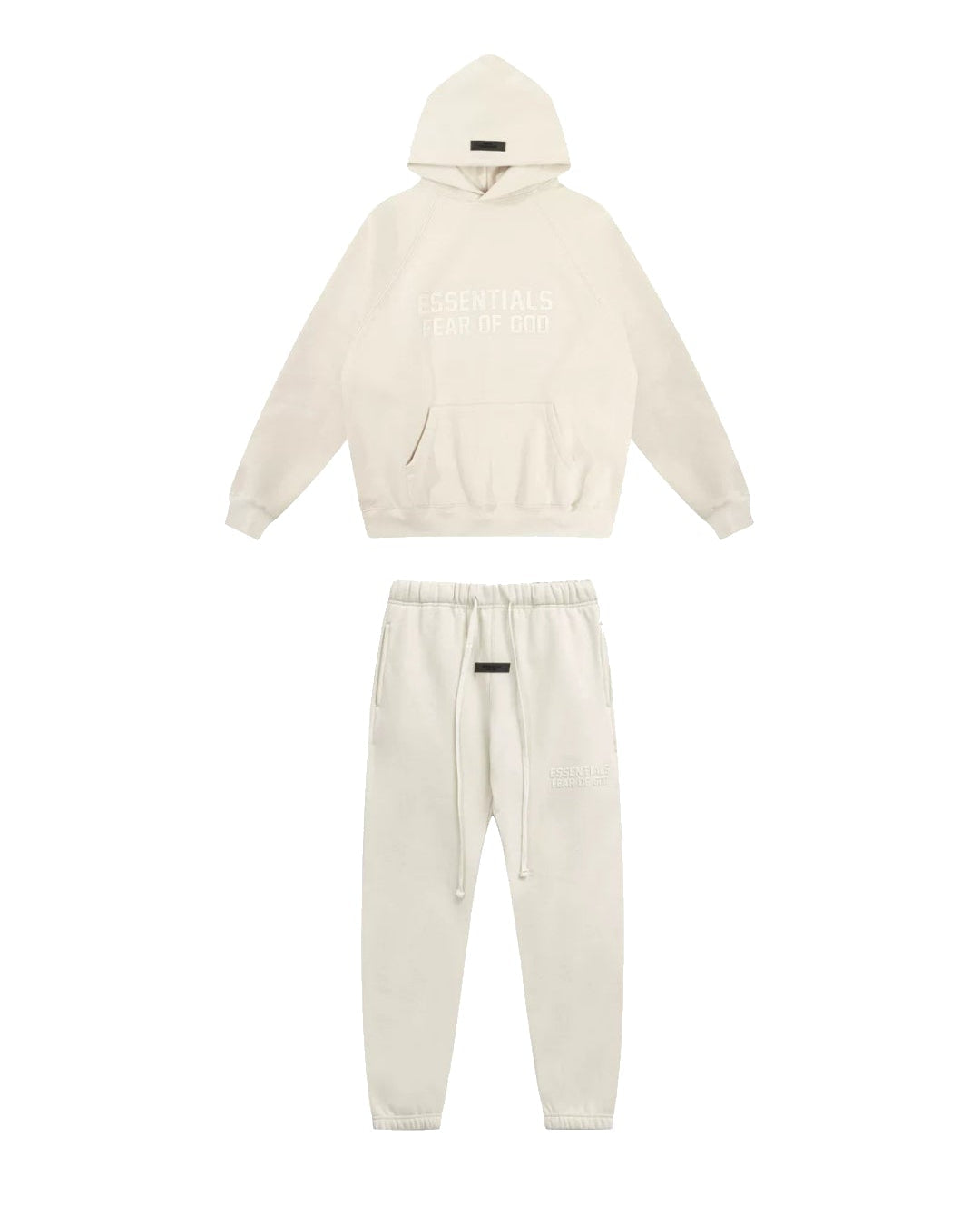 Fear of God Essentials Double Line Hoodie & Sweatpants Set Ivory