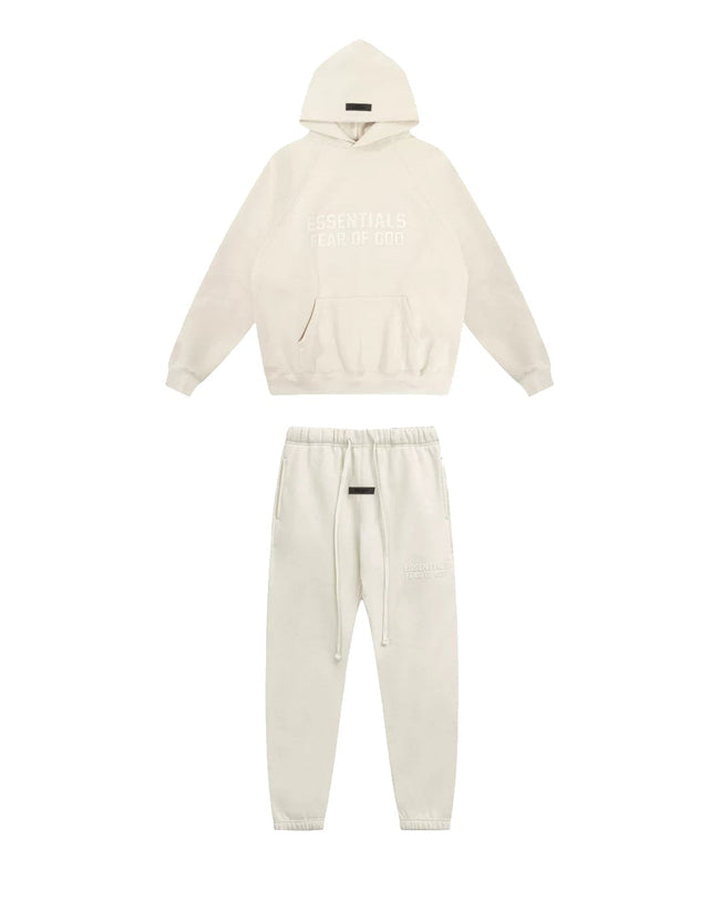 Fear of God Essentials Double Line Hoodie & Sweatpants Set Ivory Hover Image