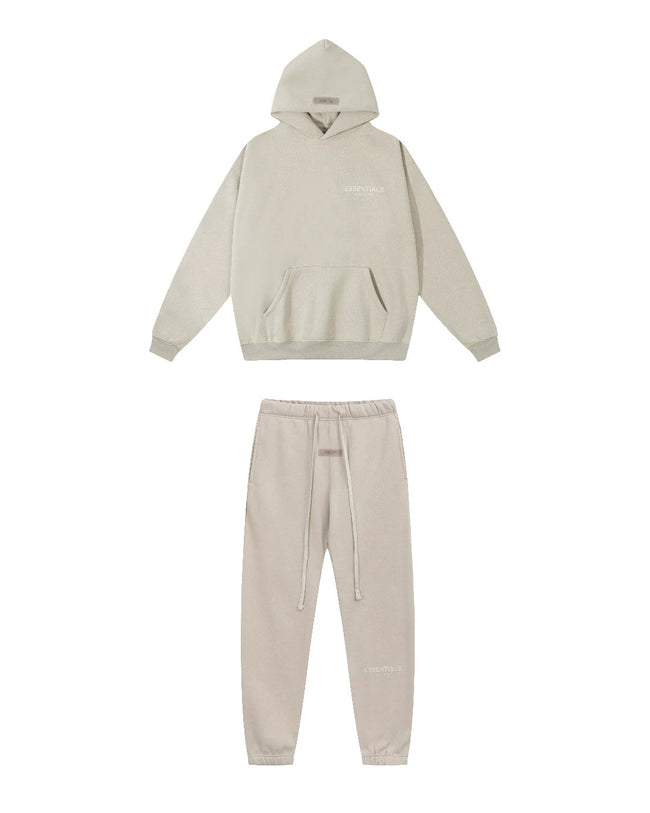 Fear of God Essentials Small Logo Hoodie & Sweatpants Set Sand Hover Image