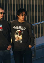 Saint Michael Cowboy Bebop Anime Graphic Long-Sleeve Shirt