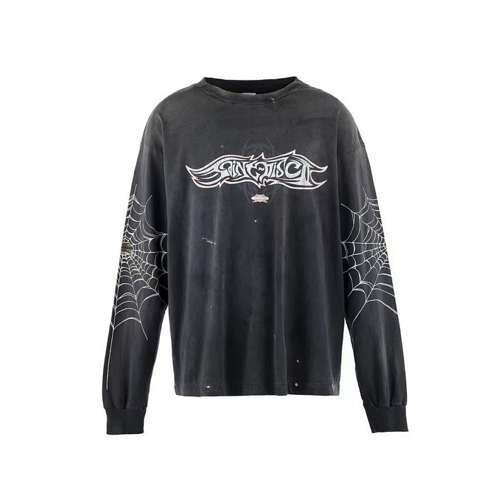 Saint Michael Insanity Danger Zone Web Graphic Long-Sleeve Shirt