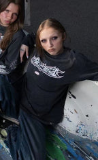 Saint Michael Insanity Danger Zone Web Graphic Long-Sleeve Shirt