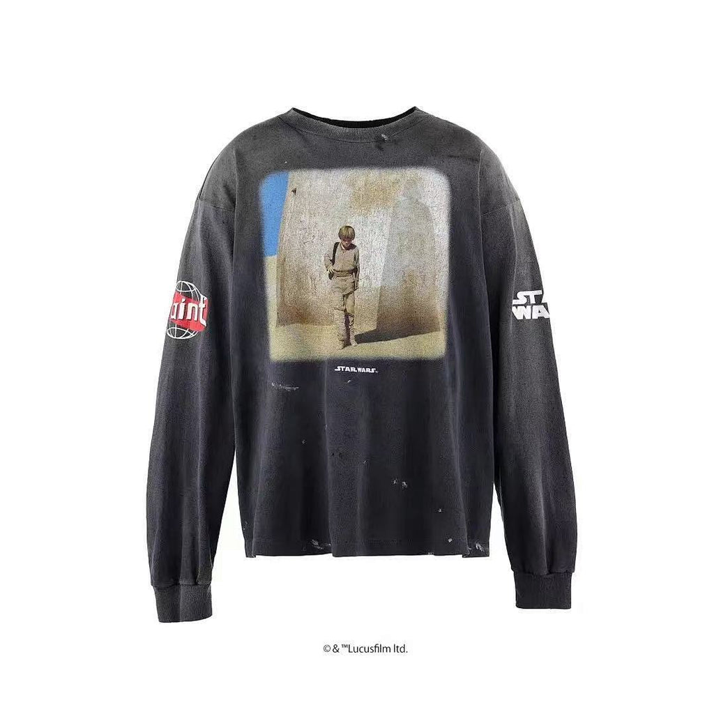 Saint Michael Star Wars Darth Vader Graphic Long-Sleeve Shirt
