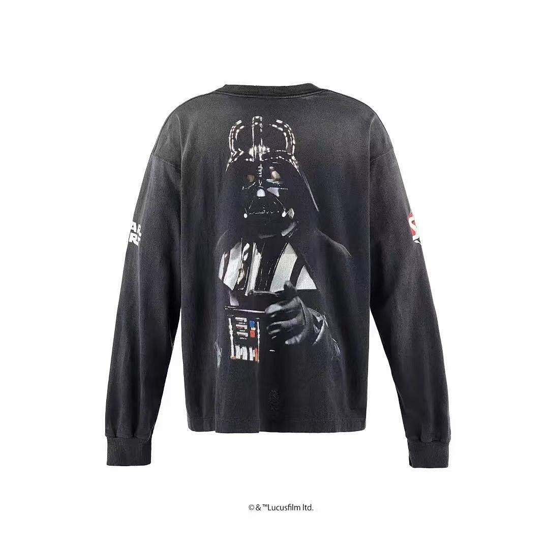 Saint Michael Star Wars Darth Vader Graphic Long-Sleeve Shirt