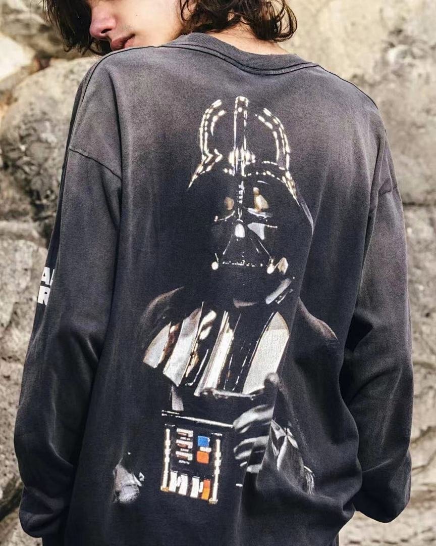 Saint Michael Star Wars Darth Vader Graphic Long-Sleeve Shirt