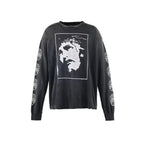 Saint Michael Sacred Love Saint Jesus Graphic Long-Sleeve Shirt