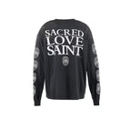 Saint Michael Sacred Love Saint Jesus Graphic Long-Sleeve Shirt