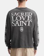 Saint Michael Sacred Love Saint Jesus Graphic Long-Sleeve Shirt