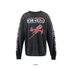 Saint Michael Cowboy Bebop Swordfish Graphic Long-Sleeve Shirt