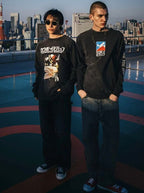 Saint Michael Cowboy Bebop Swordfish Graphic Long-Sleeve Shirt