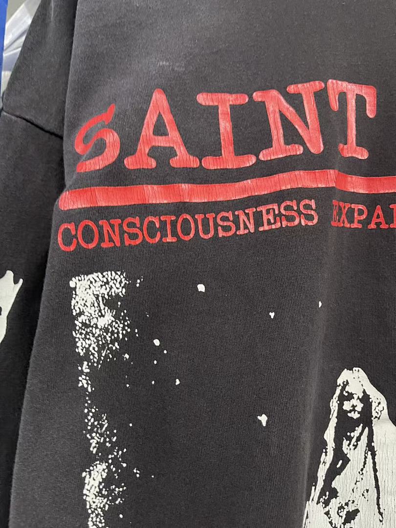 Saint Michael Saint Youth Consciousness Graphic Long-Sleeve Shirt