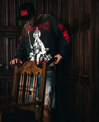 Saint Michael Saint Is a Kiss Freak Communion Graphic Long-Sleeve Shirt