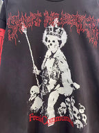 Saint Michael Saint Is a Kiss Freak Communion Graphic Long-Sleeve Shirt