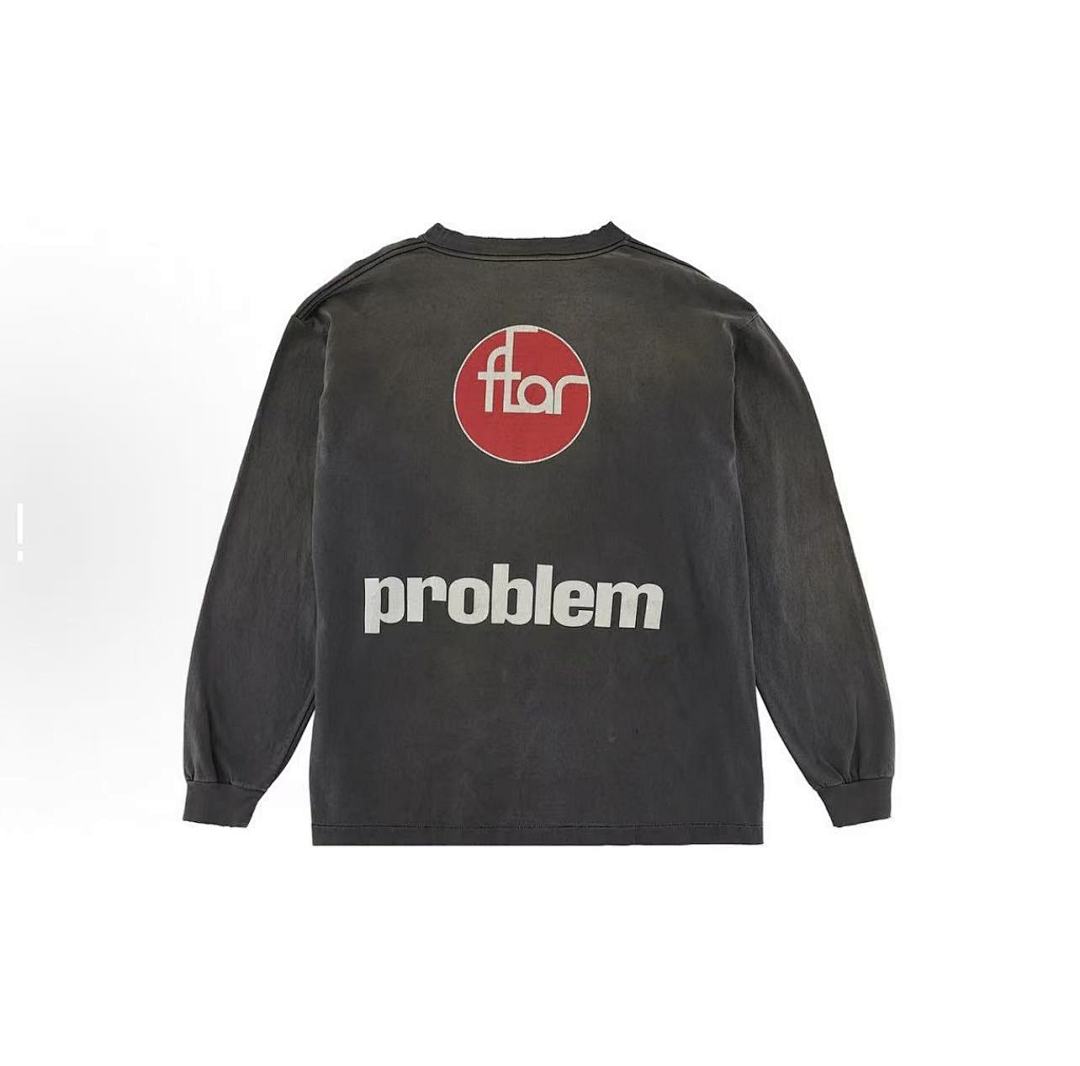 Saint Michael Joy Saint Problem Graphic Long-Sleeve Shirt