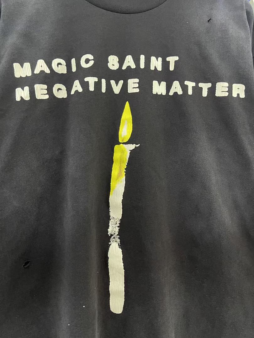 Saint Michael Magic Saint Negative Matter Graphic Long-Sleeve Shirt