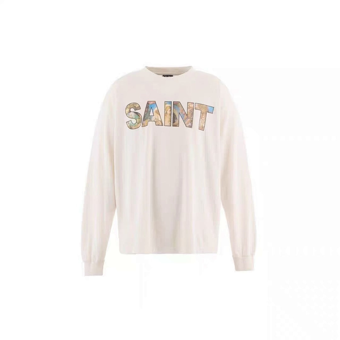 Saint Michael Saint New Boy Rules Graphic Long-Sleeve Shirt