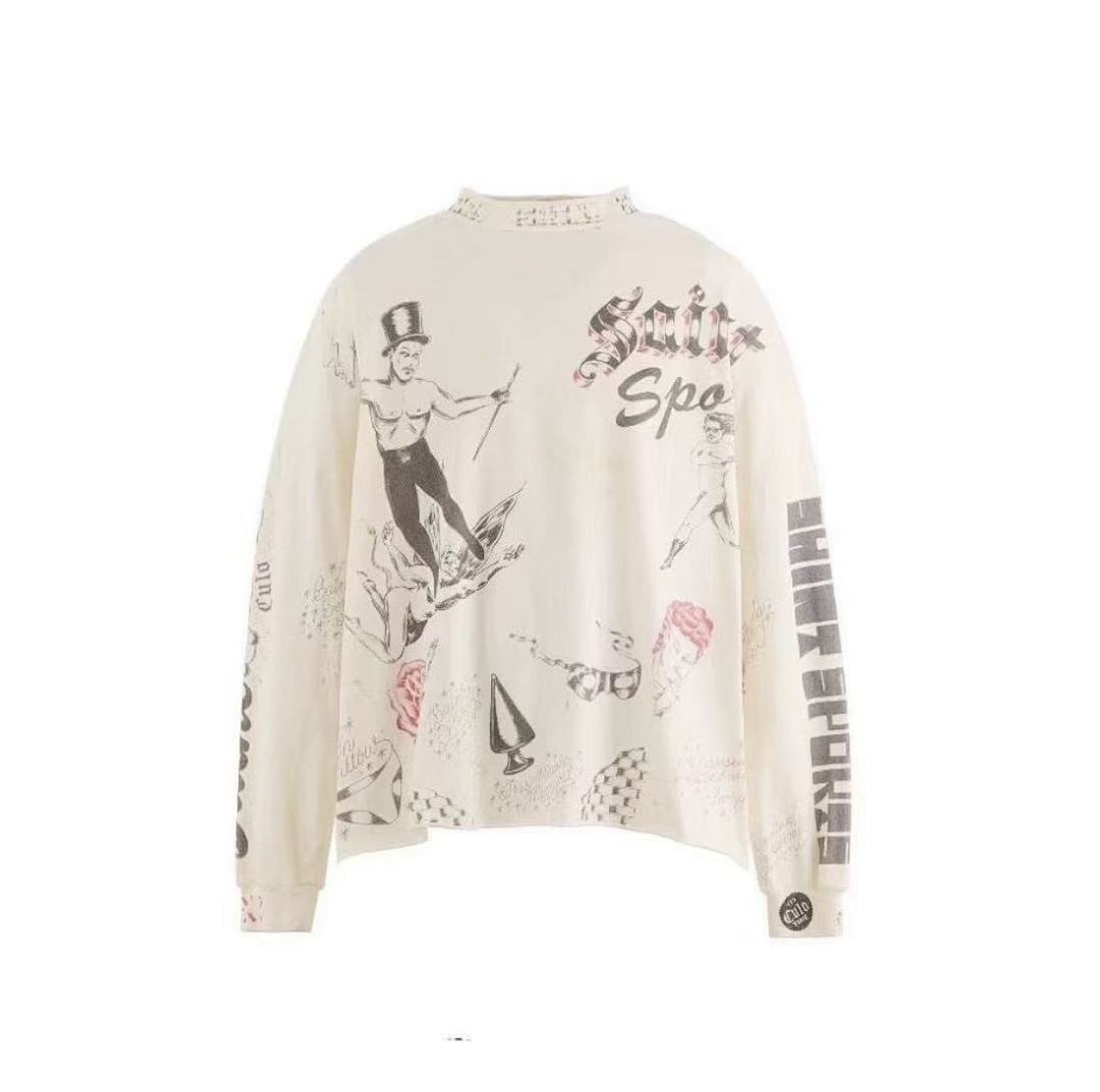 Saint Michael Saint Sport Graphic Long-Sleeve Shirt