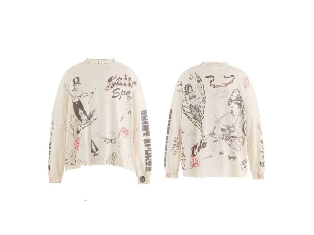 Saint Michael Saint Sport Graphic Long-Sleeve Shirt