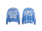 Saint Michael Palm Saint Every Night Graphic Cropped Long-Sleeve Shirt