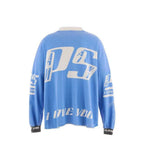 Saint Michael Palm Saint Every Night Graphic Cropped Long-Sleeve Shirt