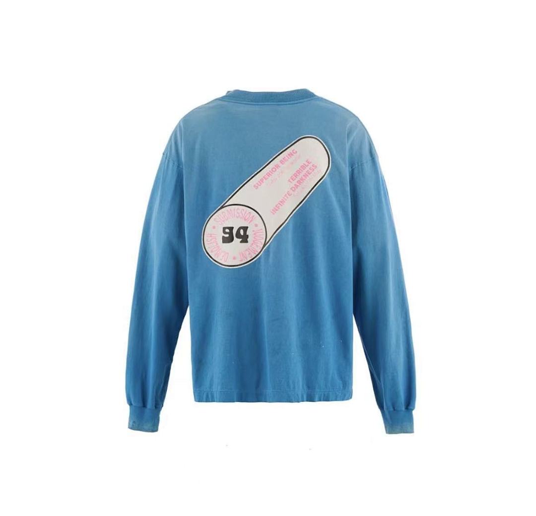 Saint Michael Submission Innocent Graphic Long-Sleeve Shirt