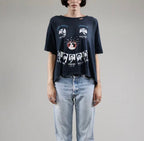 Paly Hollywood Elizabeth Taylor Portrait Graphic Cropped T-Shirt