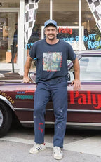 Paly Hollywood Love Sex Death Collage Graphic T-Shirt
