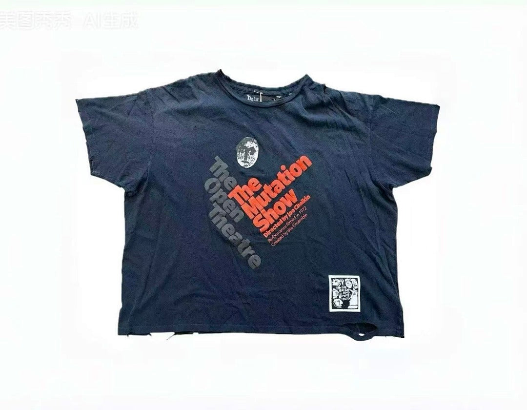 Paly Hollywood The Motion Show Graphic Cropped T-Shirt