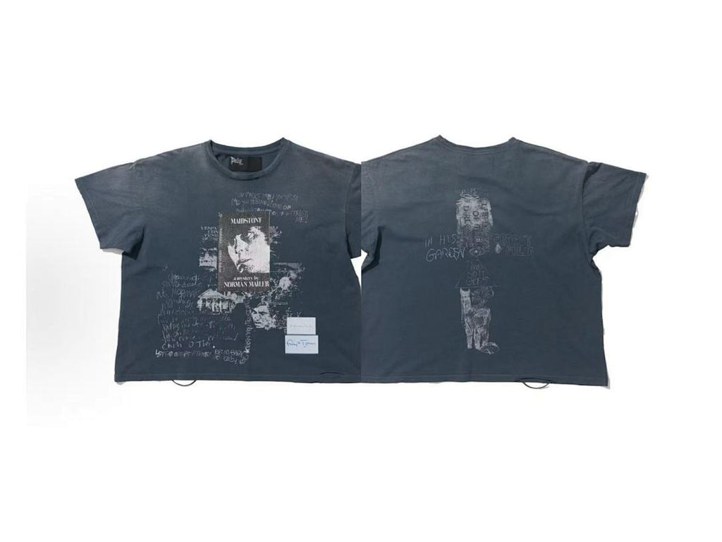 Paly Hollywood Norman Mailer Portrait Collage Cropped T-Shirt