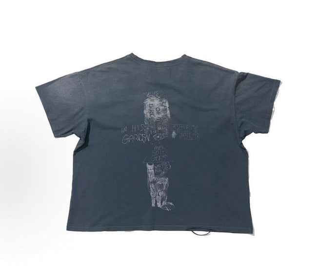 Paly Hollywood Norman Mailer Portrait Collage Cropped T-Shirt Main Image
