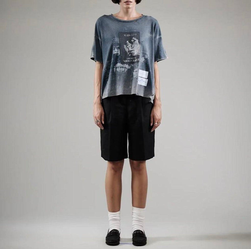 Paly Hollywood Norman Mailer Portrait Collage Cropped T-Shirt
