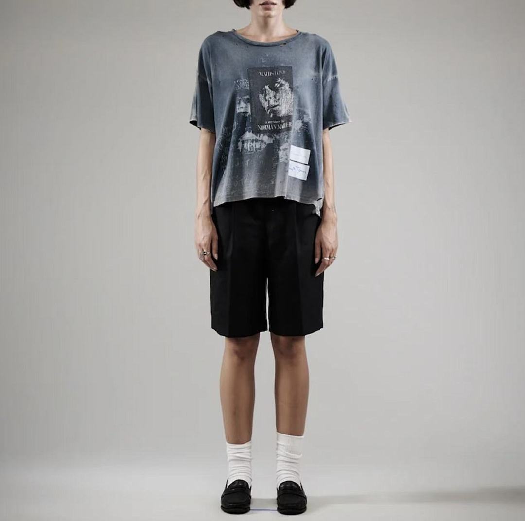 Paly Hollywood Norman Mailer Portrait Collage Cropped T-Shirt