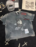 Paly Hollywood Norman Mailer Portrait Collage Cropped T-Shirt