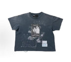 Paly Hollywood Norman Mailer Portrait Collage Cropped T-Shirt