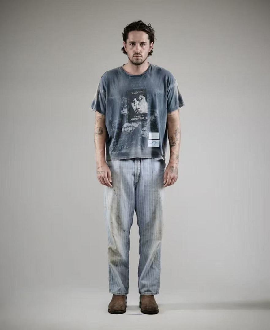Paly Hollywood Norman Mailer Portrait Collage Cropped T-Shirt