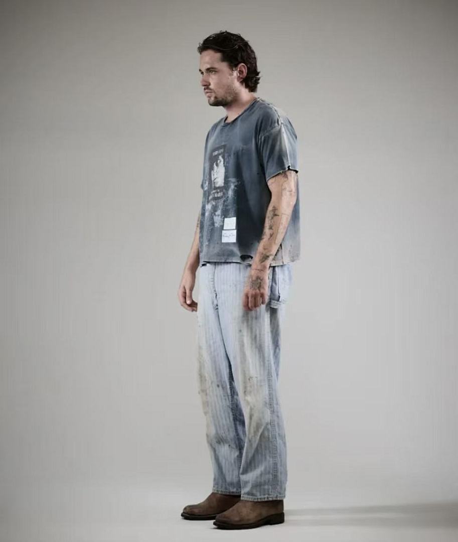 Paly Hollywood Norman Mailer Portrait Collage Cropped T-Shirt