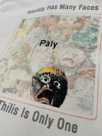 Paly Hollywood Anxiety Has Many Faces Graphic Cropped T-Shirt