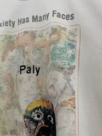Paly Hollywood Anxiety Has Many Faces Graphic Cropped T-Shirt