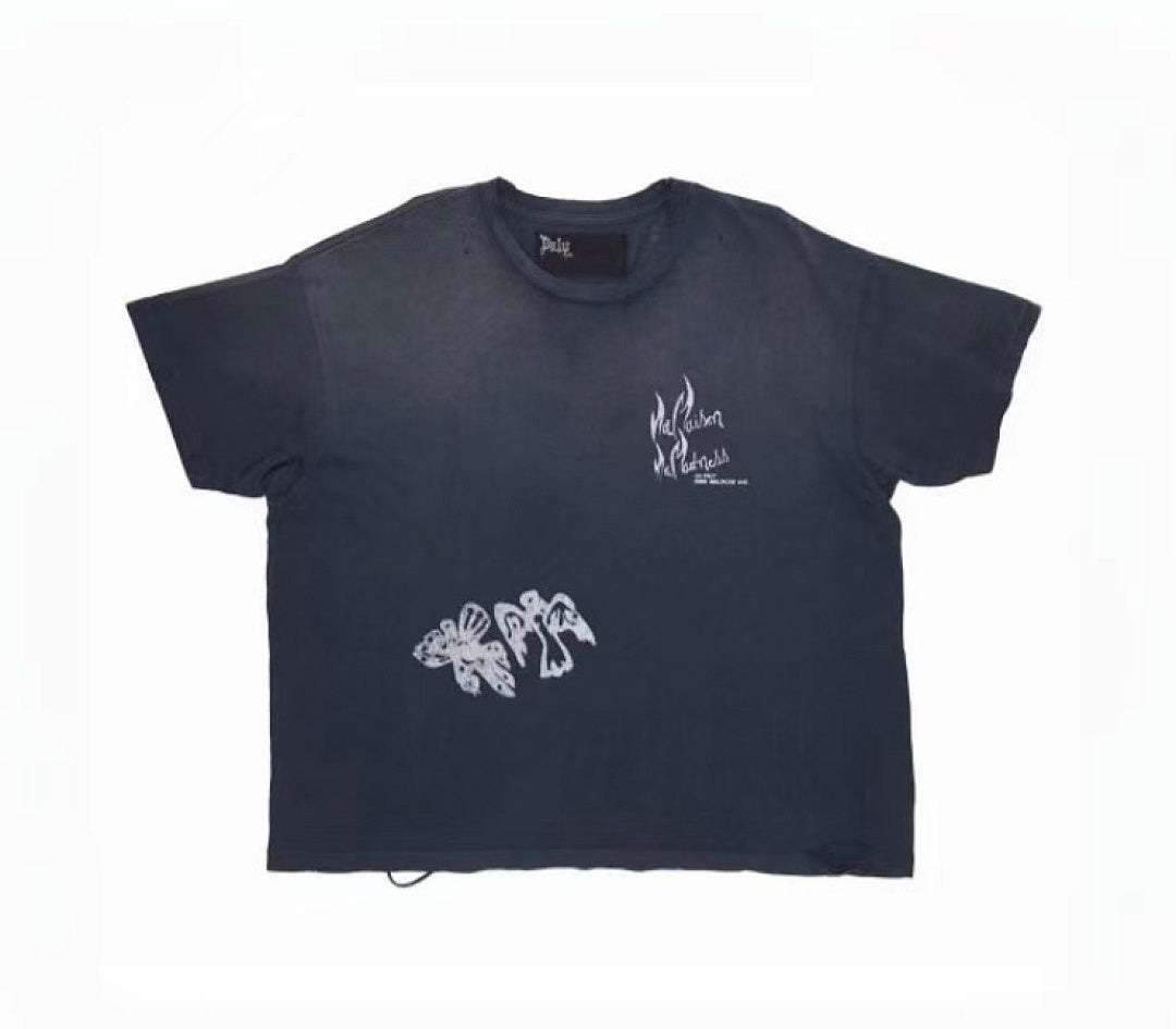 Paly Hollywood A Taste of Hollywood Graphic Cropped T-Shirt